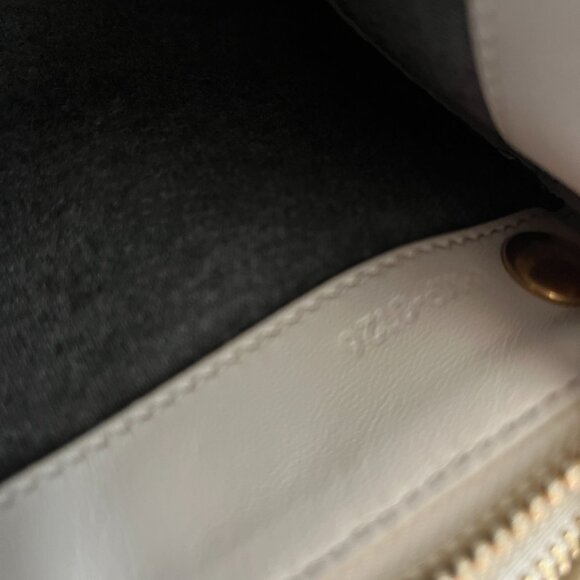 Céline Large Trio Crossbody Bag in White Lambskin - Picture 15 of 16